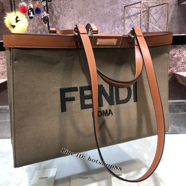 FENDI专柜精品包包 芬迪PEEKABOO Fendi手提購物袋 fdzg2407